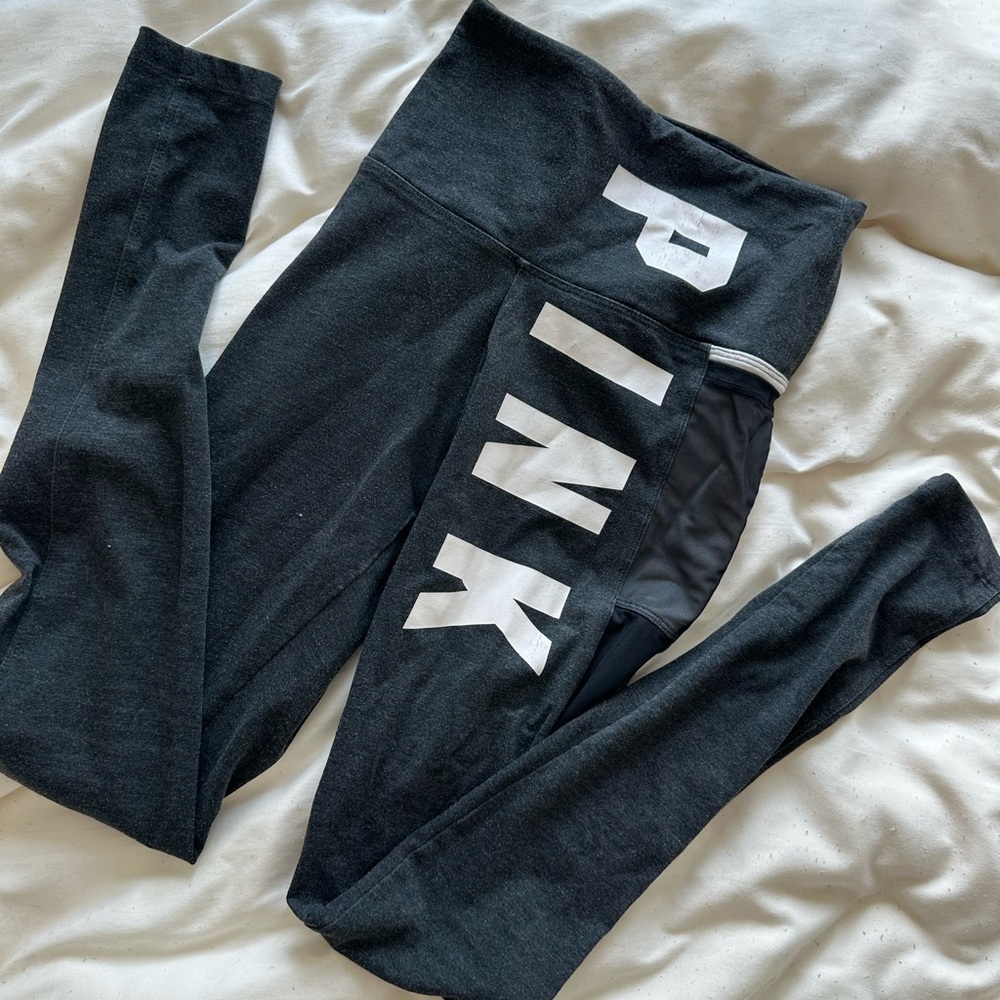 PINK Victoria's Secret Black Leggings